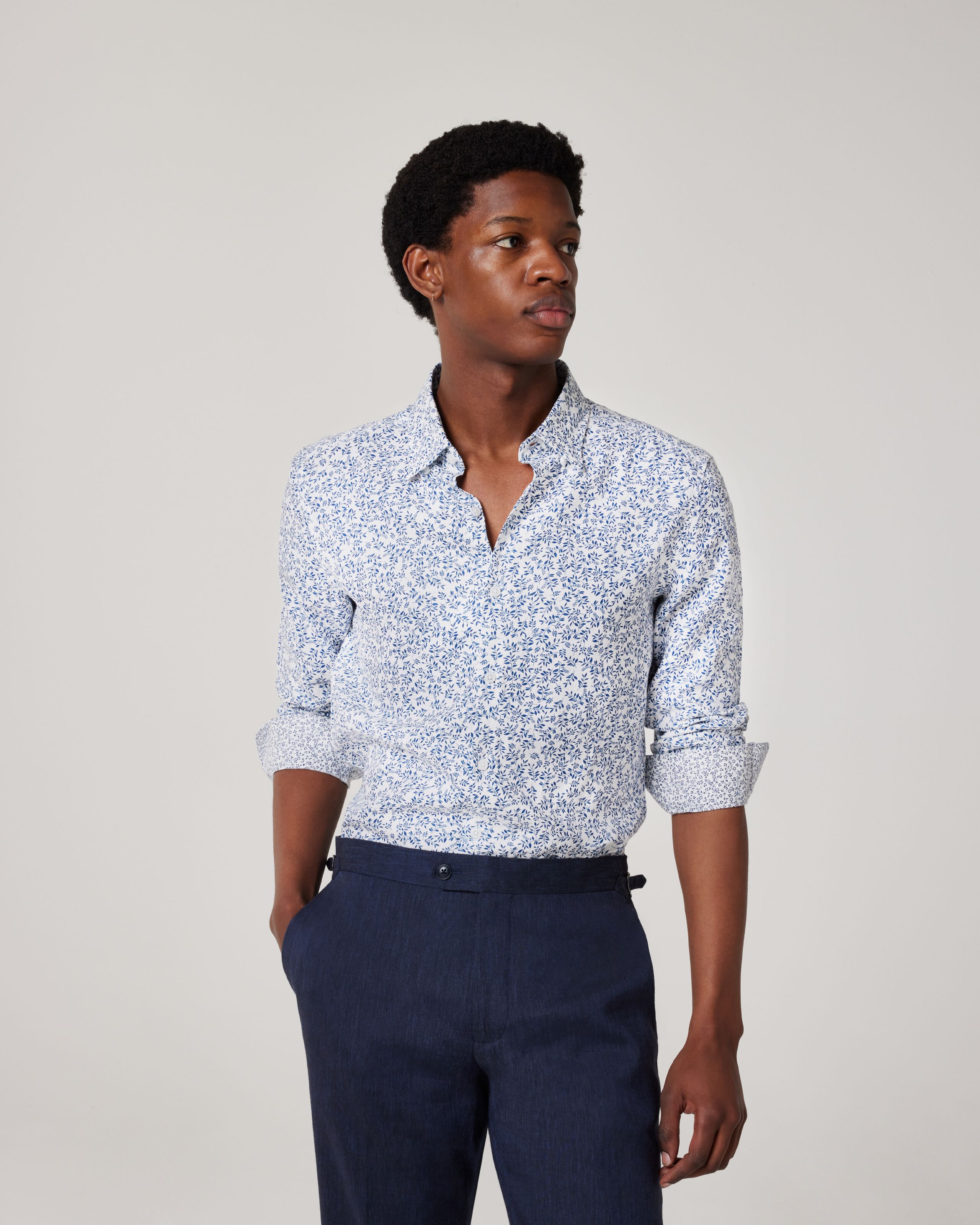White linen shirt long sleeve shop
